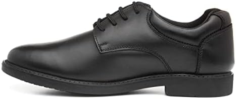 Hush Puppies Tim Boys Black Leather Lace Up Shoe