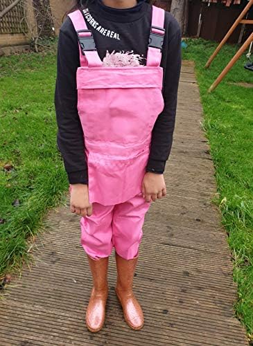 Ibex Boys Girls Bib And Brace Dungarees Children Unisex Play Suits Pink 20 1 To 2 Year