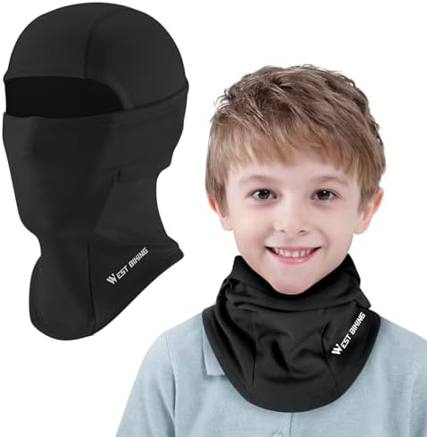 ICOCOPRO Kids Balaclava Unisex Ski Mask Kid Neck Warmer Kid Thermal Fleece Ski Mask Cycling Balaclava Kids for Boys and Girls
