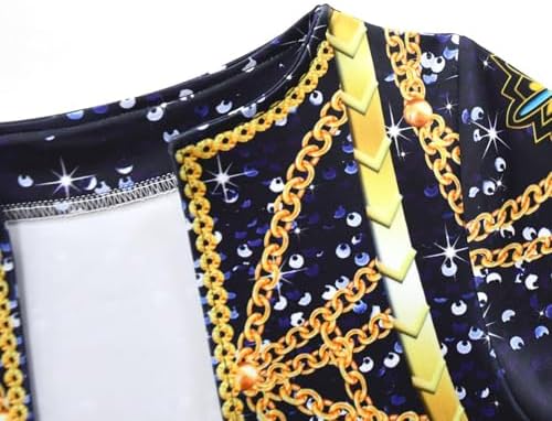 Idol Group Costumes For Kids Girls Hunter Star Print Stage Costume 3PCS Performance Outfits For Halloween Cosplay