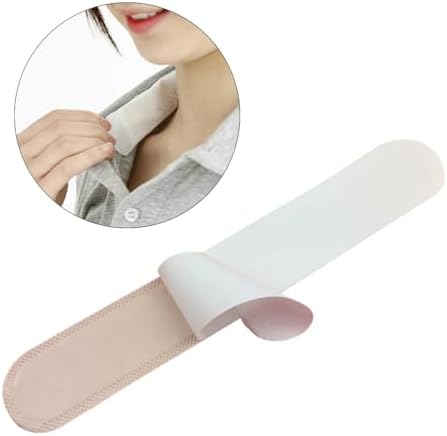 Ifundom Hat Sweat Liner 50 Pieces Golf Hat Liner Hat Size Reducer Cap Absorbent Sweat Pad Sweatband Cap Reducing Disposable Tape Hat Sweatband White For Baseball Golf