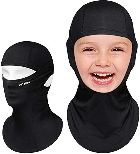 ILM Balaclava Ski Mask for Men Women Kids Winter - Balaclavas Black Face Mask for Cycling Motorcycle Running Ski Snowboard Working Cold Weather FM01