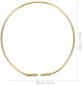 IMIKEYA Monkey King Headband Costume With Stick Stainless Steel Hair Accessory For Monkey Cosplay Carnival Party Masquerade Performance Golden Golden 1 Count (Pack Of 1)