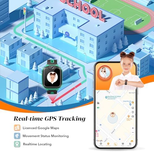 Imoo Z1 Kids Smart Watch With GPS Tracker 4G Children Phone Watch With SIM Card Video & Phone Call School Mode WiFi SOS Group Chat Camera IPX8 Waterproof Smart Watch For Kids Boys Girls-Pink