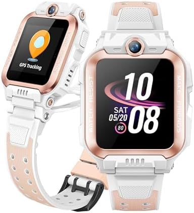 imoo Z7 Kids Smartwatch with Real-Time GPS & 4G LTE - HD Voice/Video Calling 14-Day Location History Health Monitor Emotion Detection - Parent-Approved Safety Watch (Z7)