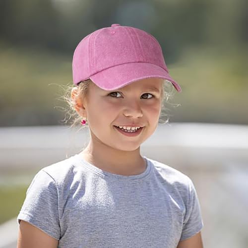 Initlove Kids Baseball Cap Adjustable Sun Hat For Girls Boys Outdoor Activities
