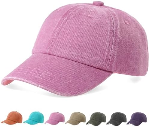 Initlove Kids Baseball Cap Adjustable Sun Hat for Girls Boys Outdoor Activities