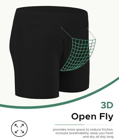 INNERSY Boys Boxers Bamboo Underwear Trunks With Fly Pants Soft Underpants Age 6-18 Years Pack Of 6