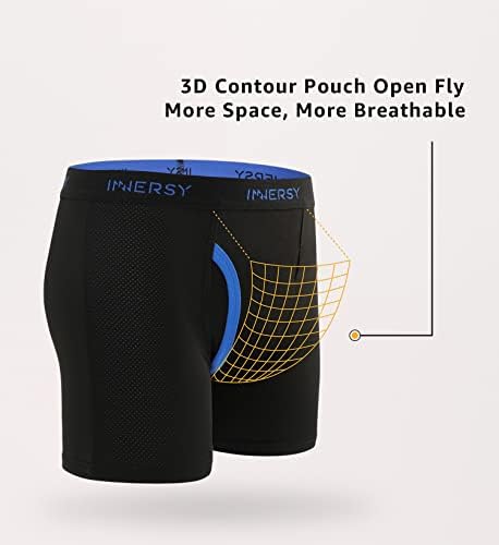 INNERSY Boys Boxers With Fly Hipster Trunks Underwear Multipack Underpants 6-18 Year Pants 4 Pack