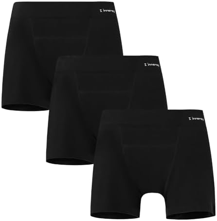 INNERSY Period Pants Teenager Cotton Girls Boxers Underwear Menstrual Teen Knickers 8-16 Years 3 Pack