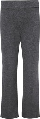 INSAFIANS Girls Elasticated Waist School Trouser Pull-On Slim Fit Jersey Trousers