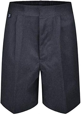Integriti UK Boys Pull On School Shorts Uniform Elasticated Pull Up - Ages 2-18y (NO ZIPS OR Hooks)