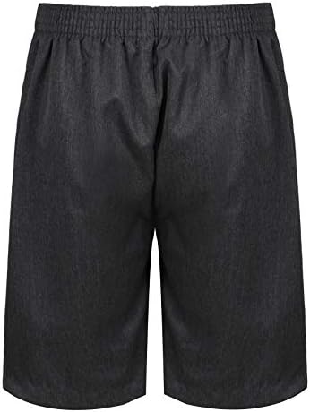 Integriti UK Boys Pull On School Shorts Uniform Elasticated Pull Up - Ages 2-18y (NO ZIPS OR Hooks)