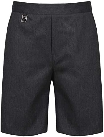 Integriti UK Boys Pull On School Shorts Uniform Elasticated Pull Up - Ages 2-18y (NO ZIPS OR Hooks)