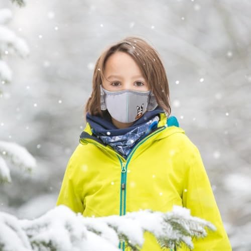 ISAKEN Thermal Mask Warm Earmuffs Windproof Mask Adjustable Winter Earmuffs Warm Breathable Ski Mask For Hiking Camping Cycling Travel