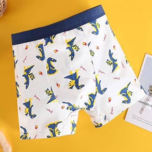 JackLoveBriefs Boys Boxer Shorts Cotton Dinosaur Polar Bear Pattern Boy Underwear 12 Pack 1-13 Years