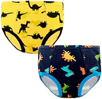 JackLoveBriefs Boys Briefs Soft Dinosaur Truck Little Kids Toddler Underwear