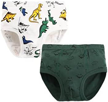 JackLoveBriefs Boys Briefs Soft Dinosaur Truck Little Kids Toddler Underwear