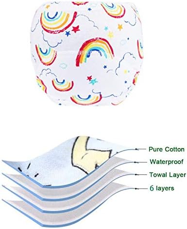 JackLoveBriefs Potty Training Pants For Girls Learning Designs Training Underwear Pants 2-3T 7 Packs