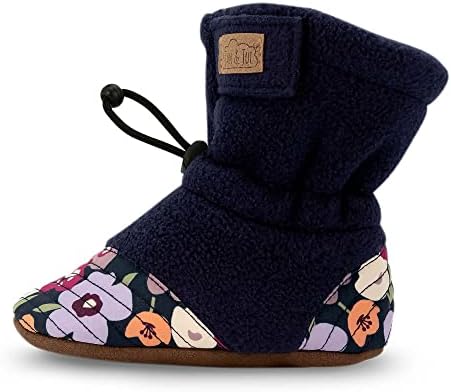 JAN & JUL Baby Girls Stay-On Booties Fleece Infant