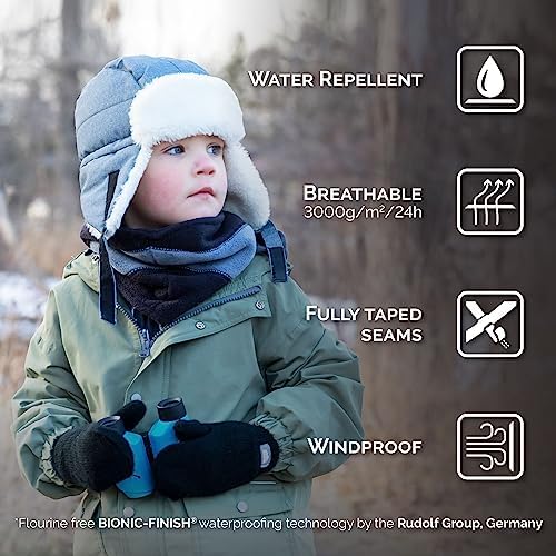 JAN & JUL Toasty-Dry Windproof Trapper Winter Hat For Boy Girl