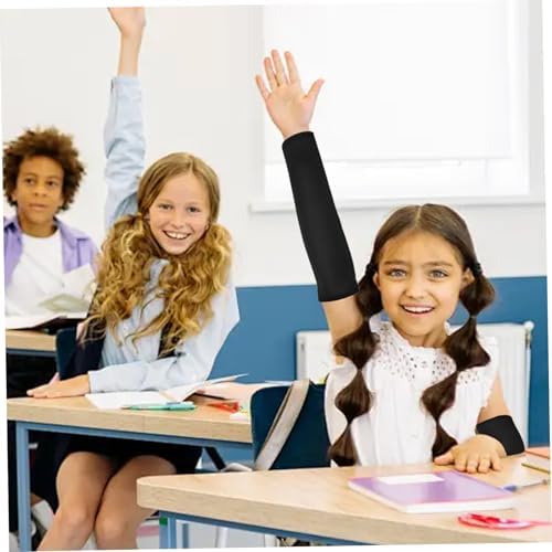 Jcasbdn 5 Pairs Kids Arm Sleeves With On Cooling Arm Sleeves For Boys Girls