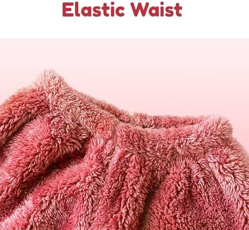 JiAmy Baby Toddlers Fleece Sweatshirt Set Hooded Winter Warm Tracksuit Outfit Tops And Pants Sets Infant Pullover Soft Cute Solid Two Piece Clothes Girls Boys 12 Months-4 Years