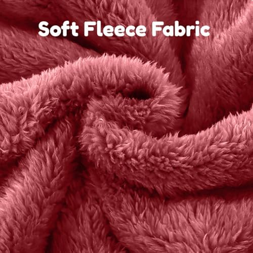 JiAmy Baby Toddlers Fleece Sweatshirt Set Hooded Winter Warm Tracksuit Outfit Tops And Pants Sets Infant Pullover Soft Cute Solid Two Piece Clothes Girls Boys 12 Months-4 Years