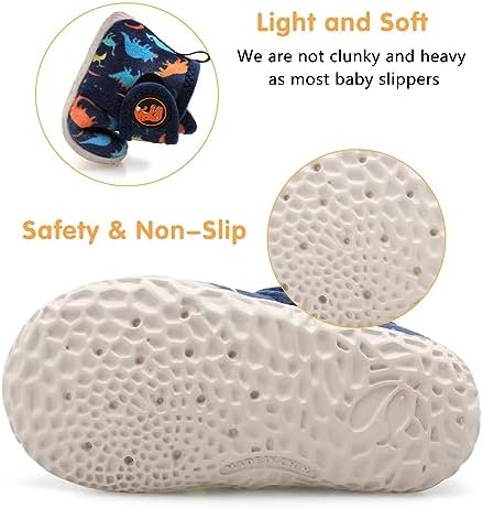 JIASUQI Baby Boys Girls Booties Toddler Soft Winter Boots House Slippers Infant Warm Socks Anti Skid Newborn Crib Shoes