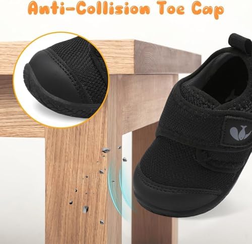 JIASUQI Baby Boys Girls Shoes Breathable Adjustable Trainers Sneakers Indoor Outdoor Infant First Wlking Shoes