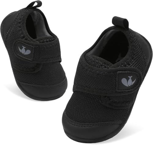 JIASUQI Baby Boys Girls Shoes Breathable Adjustable Trainers Sneakers Indoor Outdoor Infant First Wlking Shoes