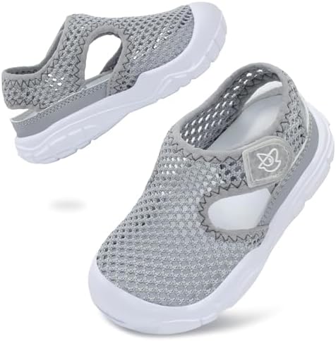 JIASUQI Toddler Sandals Boys Girls Wid Barefoot Water Sandals Kid Lightweight Water Shoes for Beach Swim