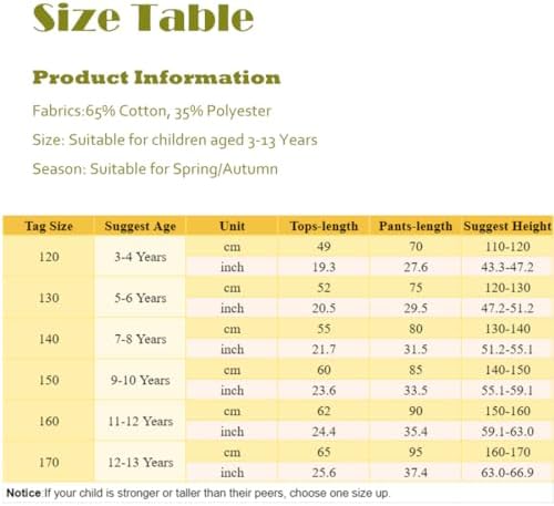 Jicahond Kids Number Printing Boys Girls Cartoon Hoodie And Joggers 2pcs Set