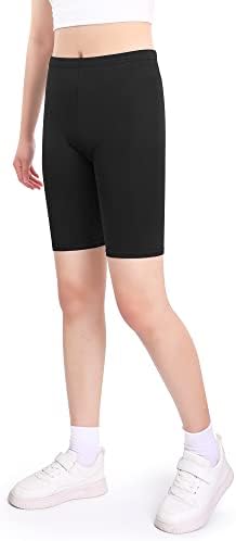 JOCMIC Girls Cycling Cotton Breathable And Safety Shorts For Summer Sports Gym Dance 3 Pack 5-12 Years