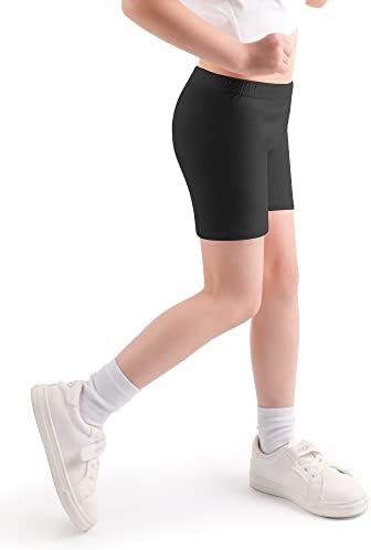 JOCMIC Girls Shorts Cotton Cycling For Teen Breathable And Safety Bike Summer Sports Gym Dance 3 Pack 5-14 Years