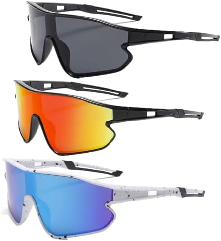 JOGVELO Kids Sunglasses Youth Baseball Sunglasses Polarized Sports Cycling Shades For Boys Girls Lightweight Frame