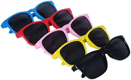 JoXiGo Sunglasses Kids Boys Girls Age 3-12 Polarized UV 400 Protection + Glasses Pouch + Eyewear Grip