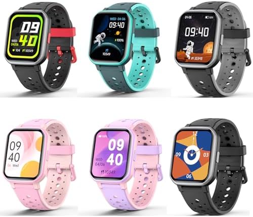 JOYELE Sport Watch Band Compatible H79 Watch For Boys Girls Soft Silicone Replacement Sport Strap Wristband Kids Watch (Grey)