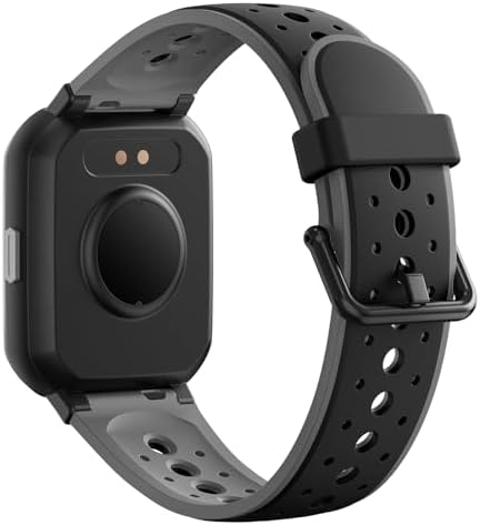 JOYELE Sport Watch Band Compatible H79 Watch for Boys Girls Soft Silicone Replacement Sport Strap Wristband Kids Watch (Grey)