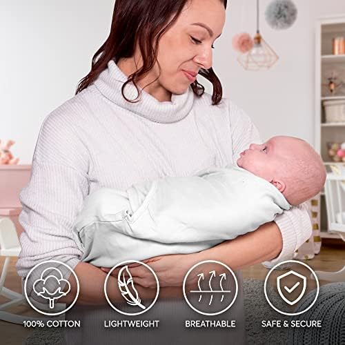 Juicy Bumbles Swaddle Blanket 0-3 Months - 100% Cotton Baby Swaddle Wrap Newborn - Set Of 3 Swaddles - Baby Essentials For Newborn Boy And Girl