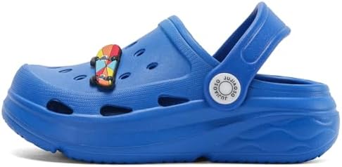 JUJIAOSO Kid's Unsiex Garden Shoes Slip On Sandals Cute Cartoon Slides Clogs