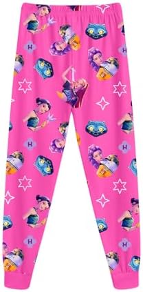 K Pop D-Demon H-Hunters Pyjamas Girls Long Sleeve Pjs Set Music Party Pajamas Nighties Cartoon Sleepwear For Kids 2 Pieces K Pop Kids Pyjamas Merch Clothes Long Sleeve Music Party Nighties