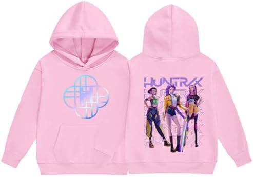 K-pop D-Demon H-Hunters Tracksuit For Boys Girls Kids Anime Printed Suits Vintage Y2k Hoodies And Pants 2 Pieces Outfit H-Huntrix H-Huntr/X Streetwear Fashion Animation Graphic Set Back To School