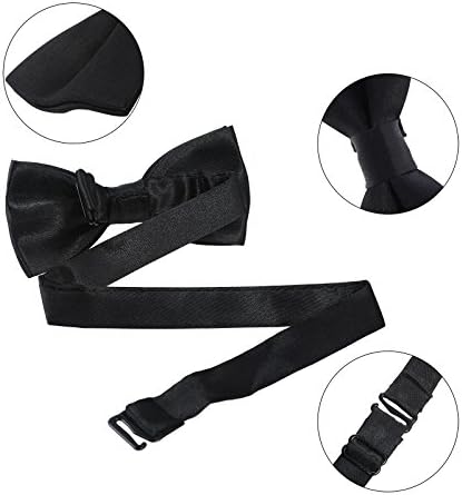 Kajeer Children Kids Braces Bow Tie Set - Adjustable Elastic Suspenders With Bowtie Set For Boys & Girls