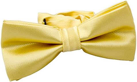 Kajeer Kids Boys Silk Bow Ties - Adjustable Pre-tied Solid Bowties For Girls Baby Toddler Birthday Wedding Party Photo