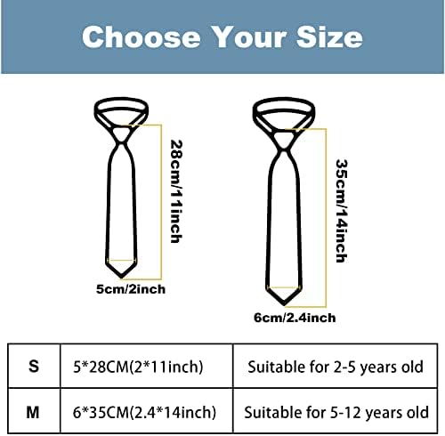 Kajeer Kids Boys Ties Neckties Adjustable - Pre-tied Toddler Tie Solid Color Buckle Ties For Boys Girls