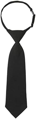 Kajeer Pre-tied Kids Boys Neckties - Adjustable Buckle Closure Gabardine Ties for Formal School Wedding Party