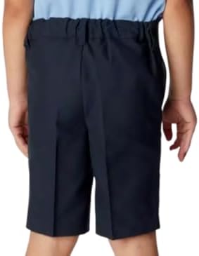 KAMDIN Boys Regular Fit School Shorts With Adjustable Waist Kids School Uniform Size 2-14 Years