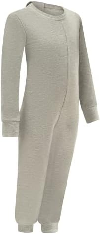 Kaycey Zip back Long Sleeve Long Leg Jumpsuit For Boys And Girls Adaptive Clothing For Kids with Special Needs Soft Cotton