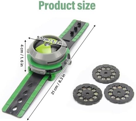 KBIBCK Ben 10 Omnitrix Watch Children's Projection Watch Ben10 WatchOmnitrix Toys With Projector Projection Action Figure Model Ben 10Watch For Children Christmas Birthday Gifts